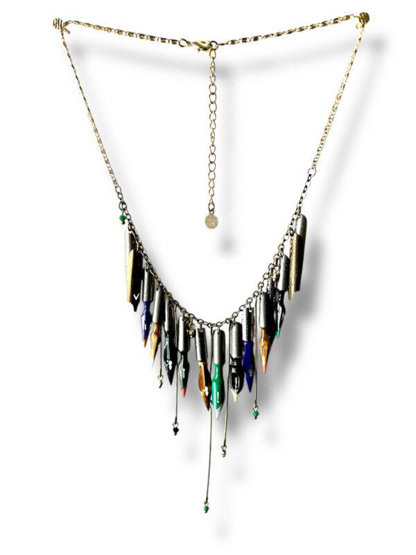 Collier plumes de calligraphie Graffiti