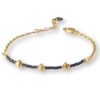 Bracelet écrous miyuki noir Oh la la !