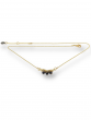 Collier ras du cou écrous noir Oh la la ! - vu de près.