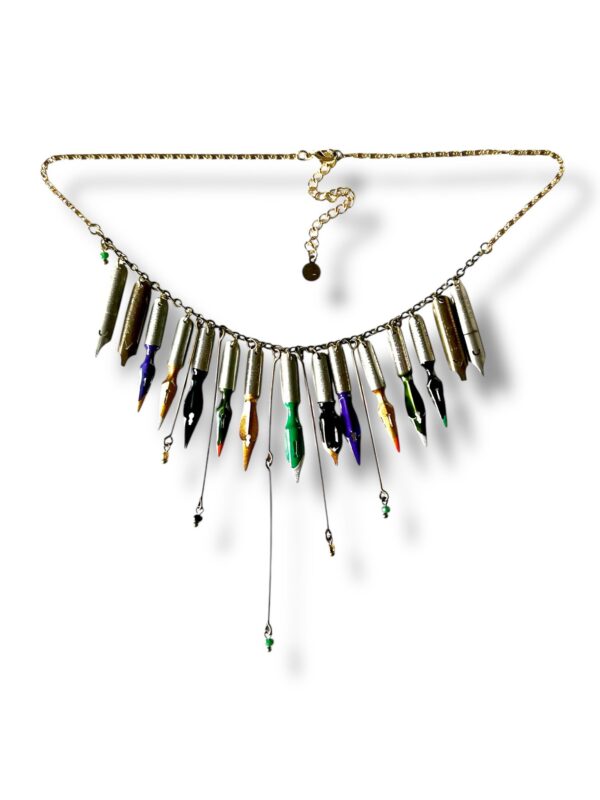 Collier plumes de calligraphie Graffiti