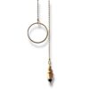 Collier cravate écrous anneau noir Oh la la !
