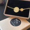 Bracelet pièce 10 centimes de francs double