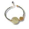 Bracelet pièce 10 centimes de francs double