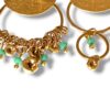 Boucles d'oreilles écrous dépareillées turquoise Oh la la !